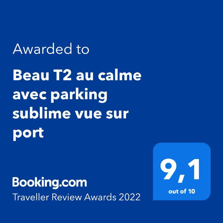 Beau T2 Au Calme Avec Parking Sublime Vue Sur Port Lägenhet Canet-en-Roussillon Exteriör bild